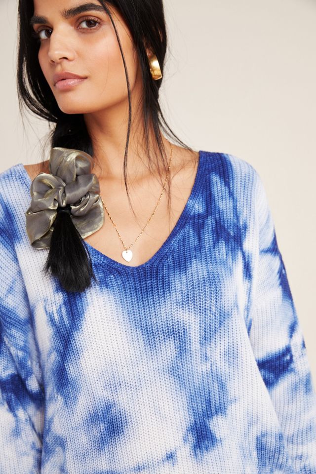 Gracie V-Neck Tie-Dye Sweater #2