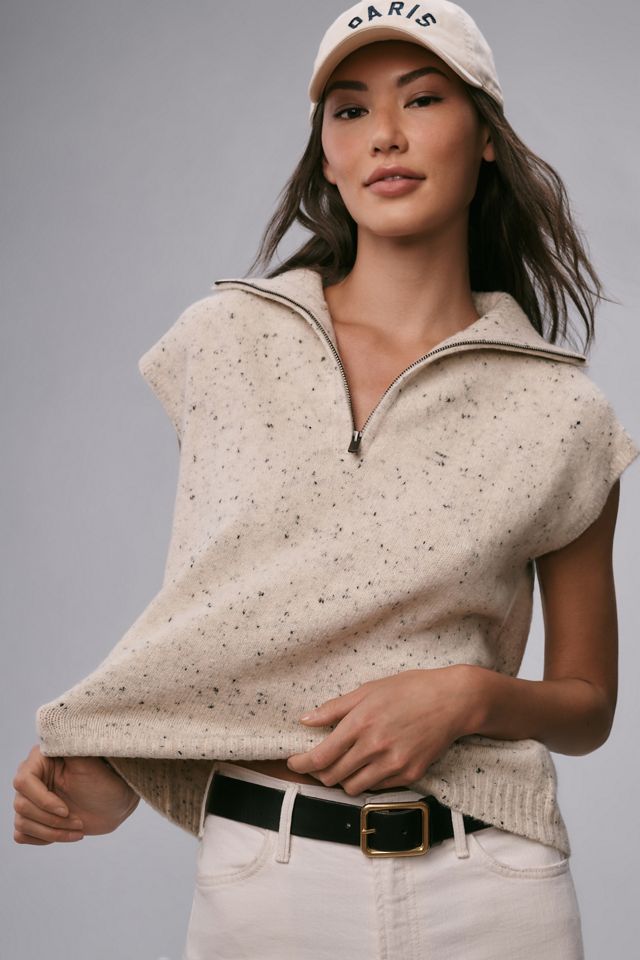 John Jenn Speckled Sweater Vest Anthropologie