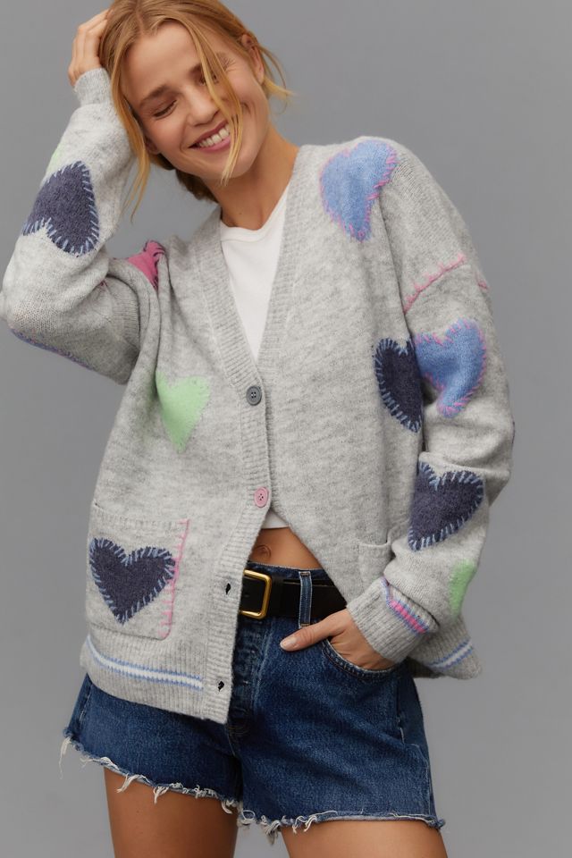 John + Jenn Heart Cardigan Sweater #1