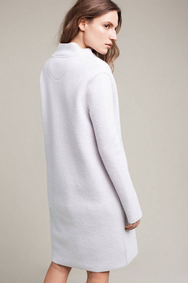 Lilac Boiled Wool Coat #3