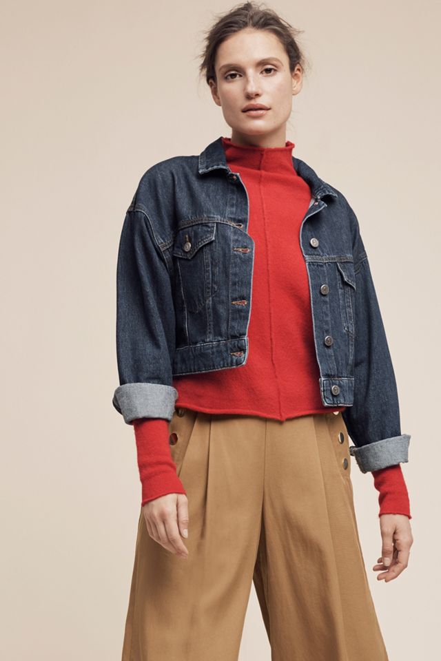 Tisa Seamed Mockneck Sweater #1