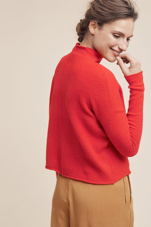 Tisa Seamed Mockneck Sweater #3