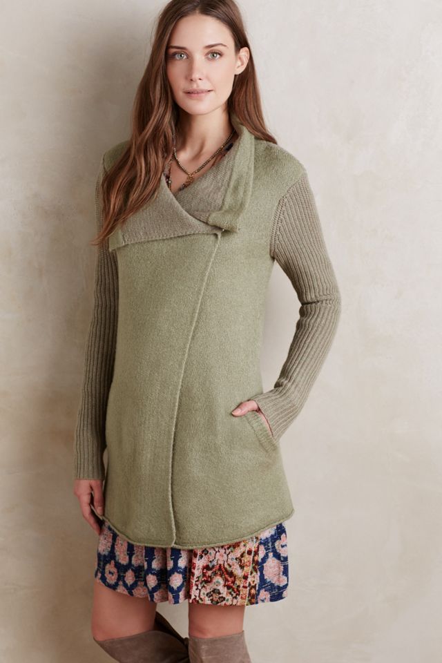 Draped Boucle Cardigan #2
