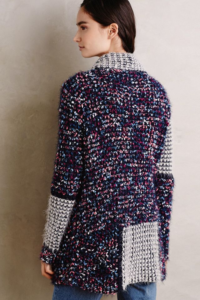 Shawled Confetti Cardigan #1