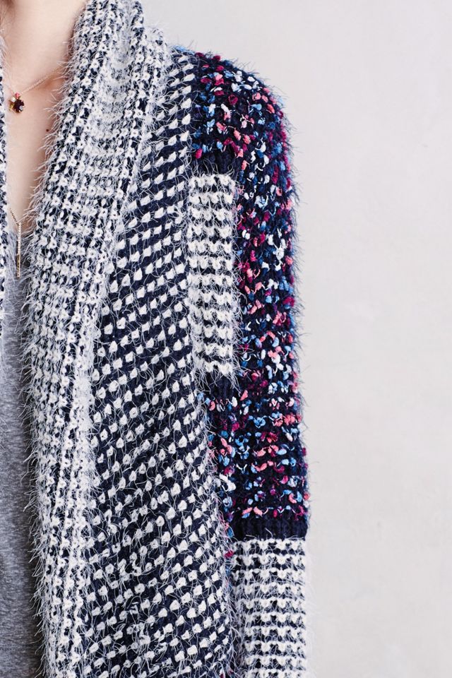 Shawled Confetti Cardigan #2