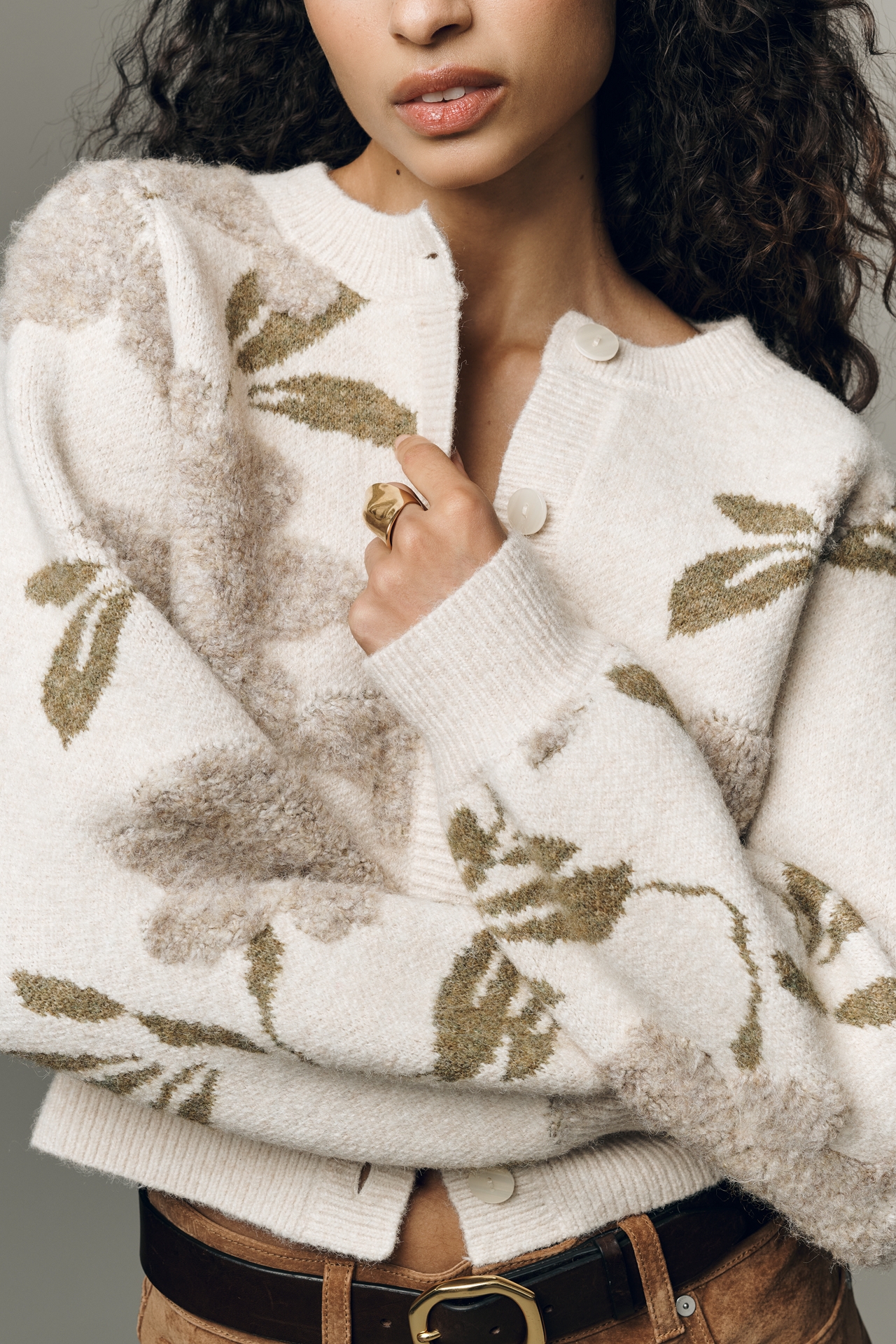 Greylin Skylar Cozy Floral Sweater