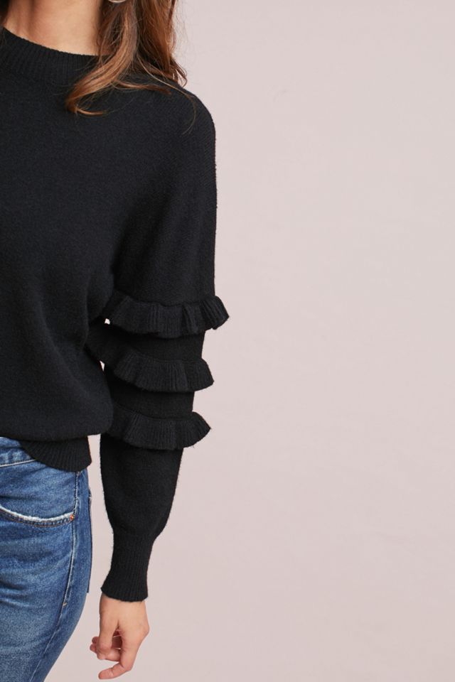 Tiered Ruffles Pulllover #1