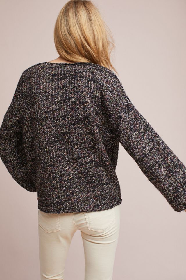 Stitched Boat Neck Pullover #2