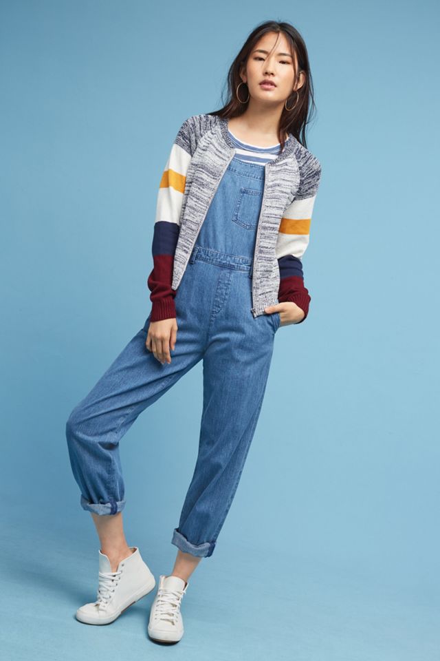 Adrian Striped Cardigan, Blue #3