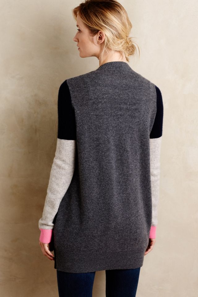 Colorblocked Cashmere Cardigan #1