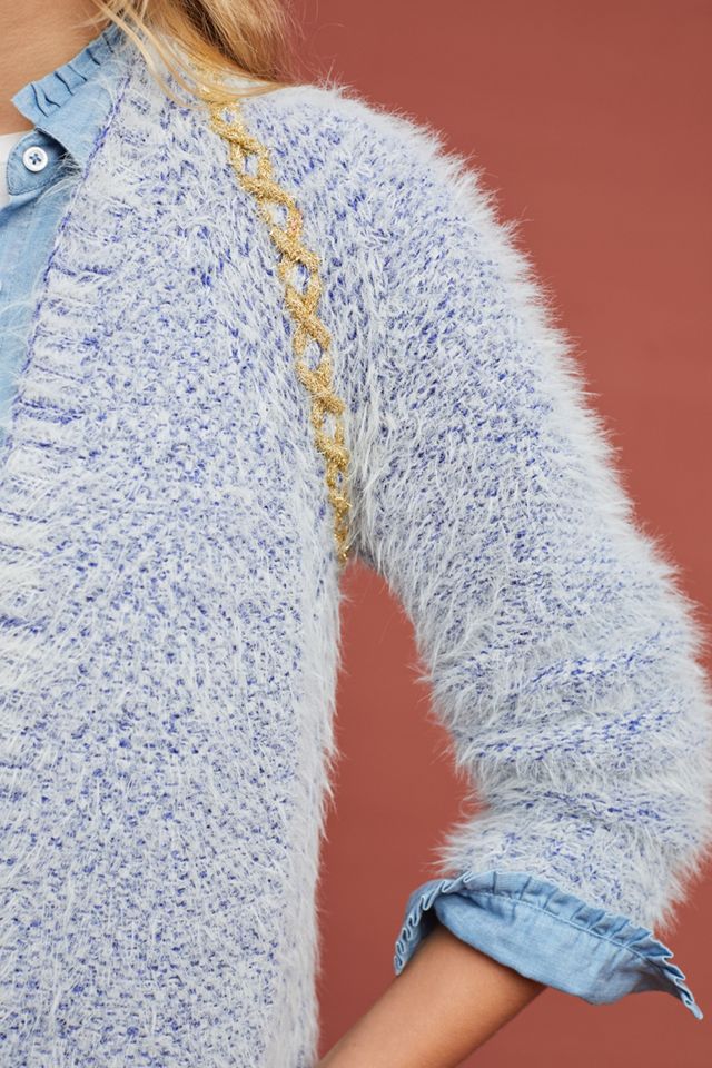 Winter Eyelash Cardigan #1