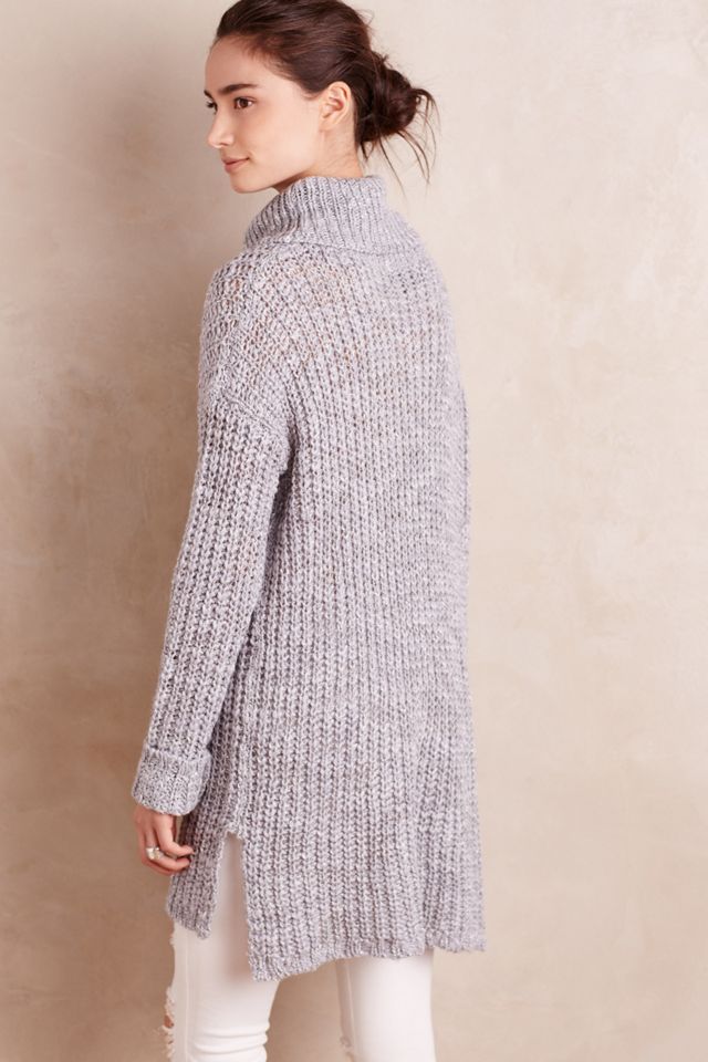 Marled Cowl Pullover #1