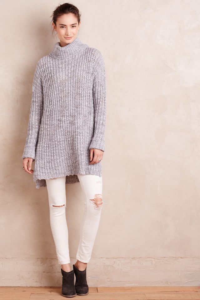 Marled Cowl Pullover #2
