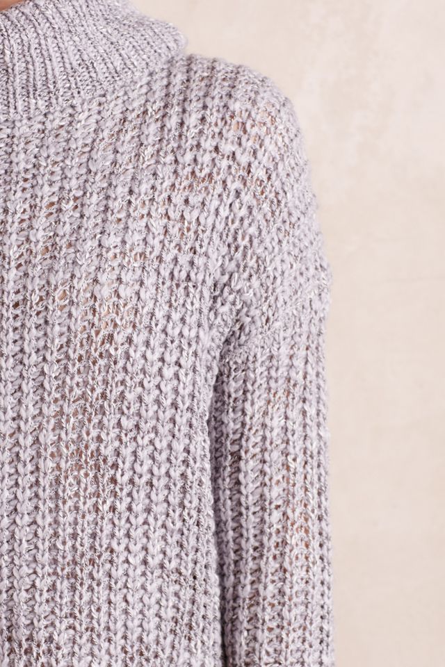Marled Cowl Pullover #3