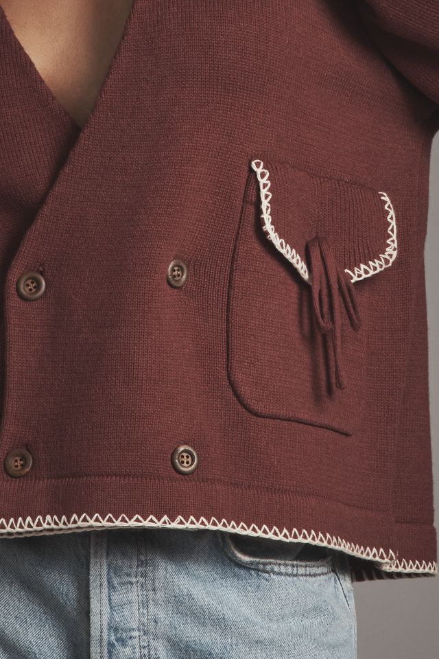 FOUND Double-Breasted Cardigan Sweater #1