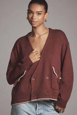 FOUND Double-Breasted Cardigan Sweater