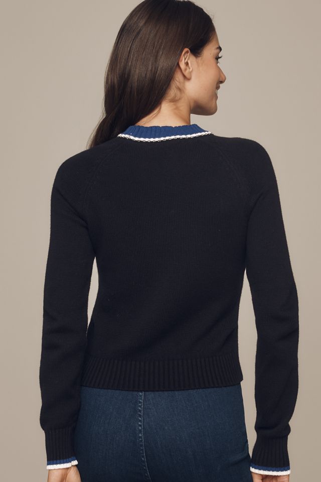 Rachel Antonoff Caviar Intarsia Sweater #1