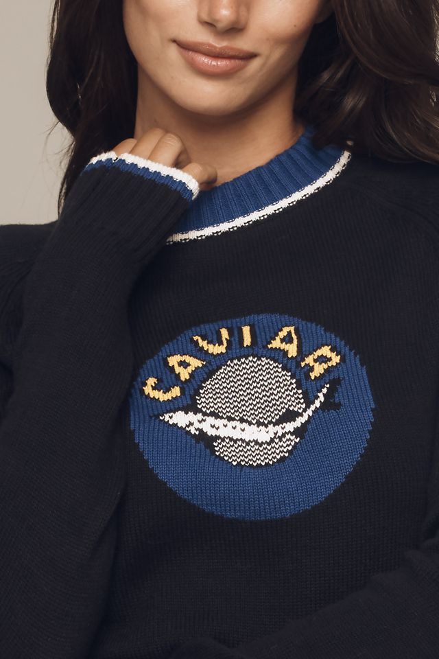 Rachel Antonoff Caviar Intarsia Sweater #3