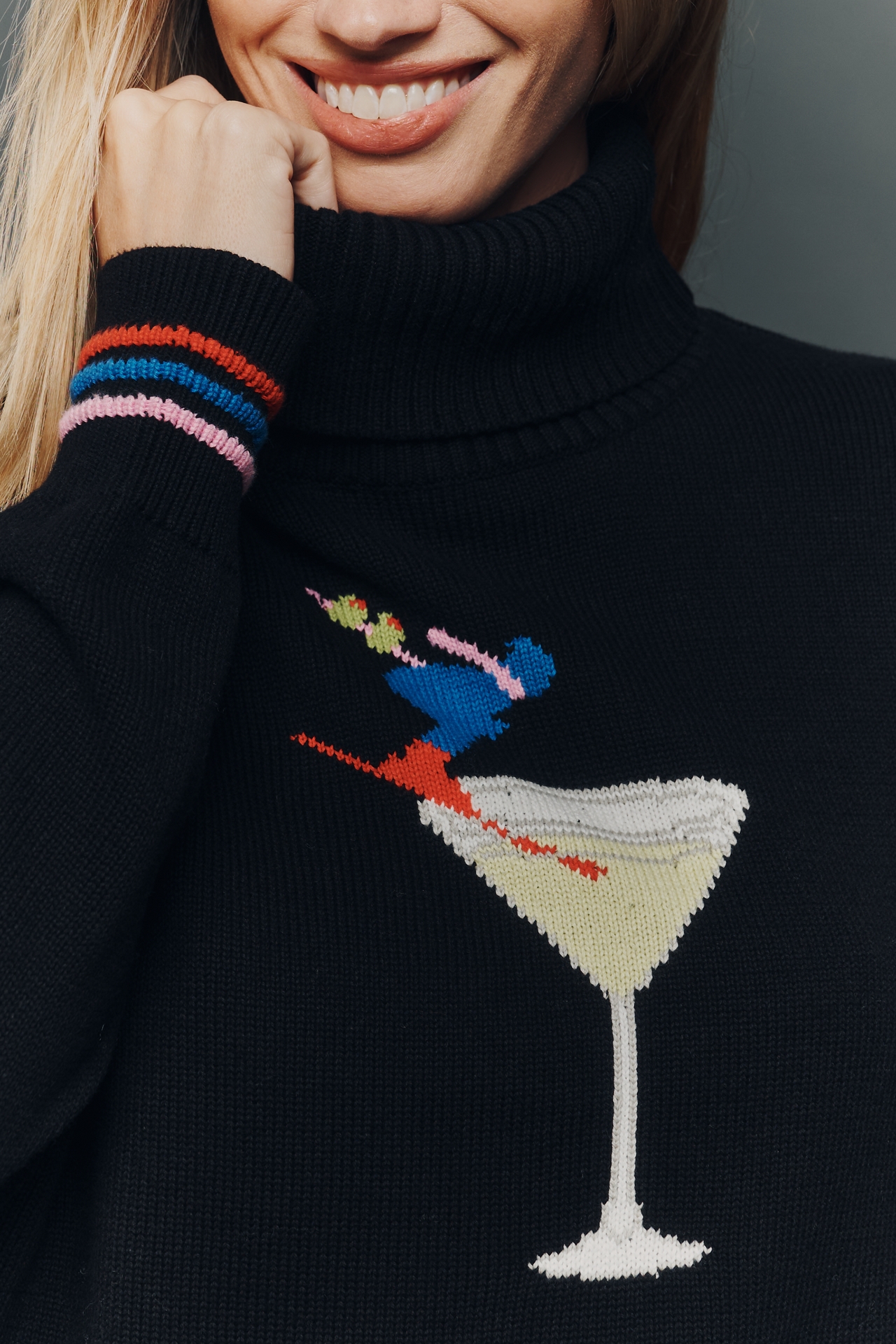 Rachel Antonoff Après Ski Martini Turtleneck Sweater