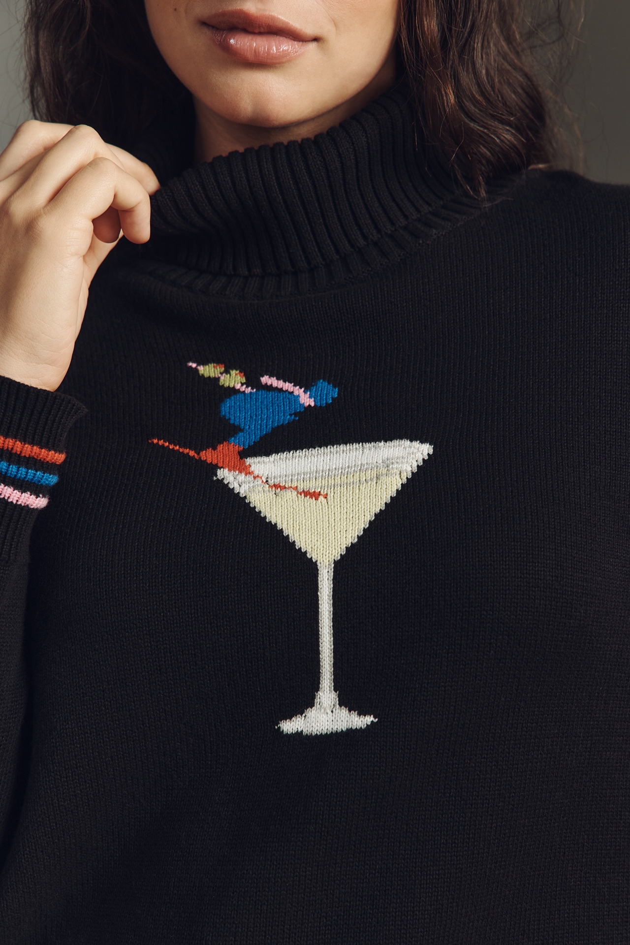 Rachel Antonoff Après Ski Martini Turtleneck Sweater