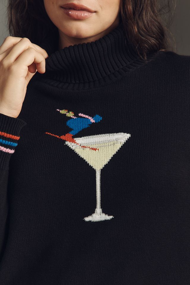 Rachel Antonoff Après Ski Martini Turtleneck Sweater #4