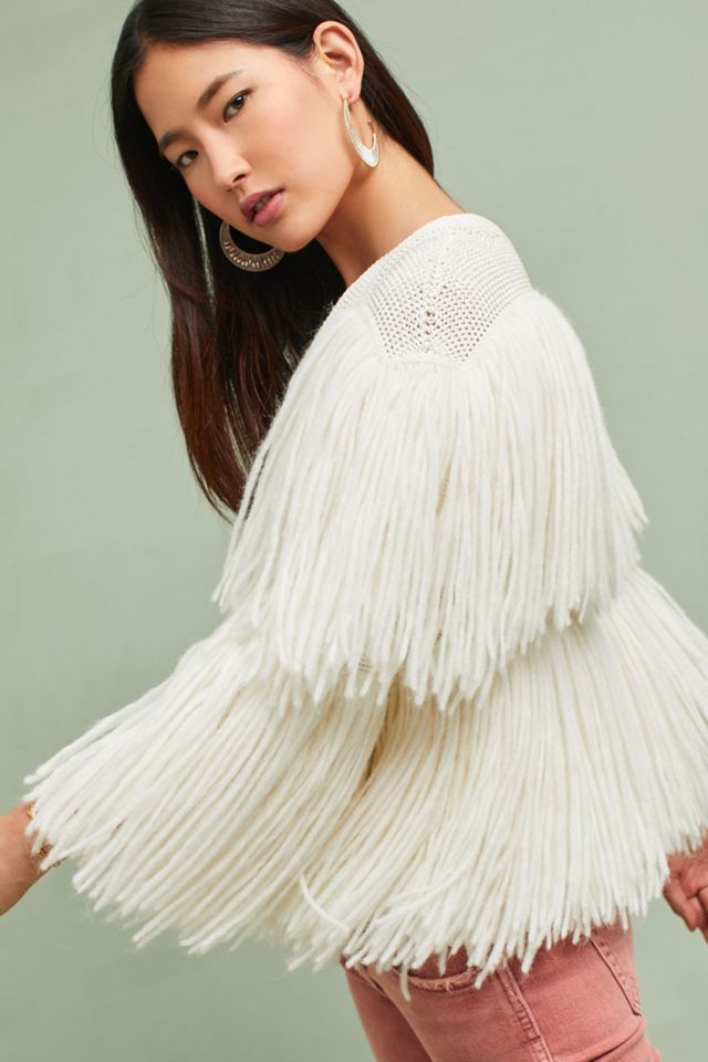 Cece Fringed Cardigan #1