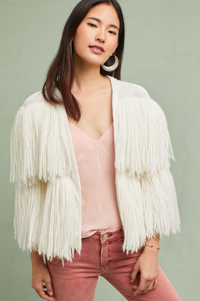 Cece Fringed Cardigan