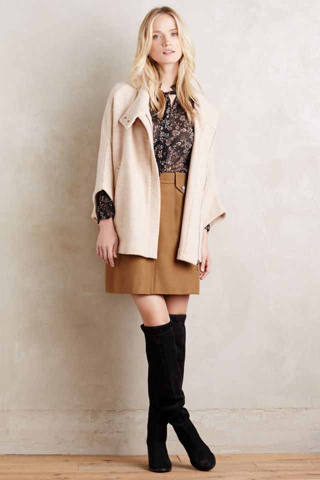 Boiled Wool Cape #2