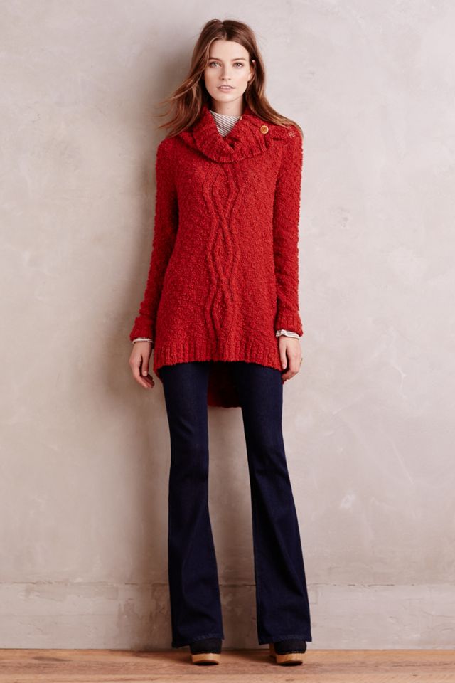 Cowled Cablework Pullover  #2