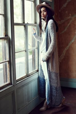 Ombre Loopstitch Cardigan