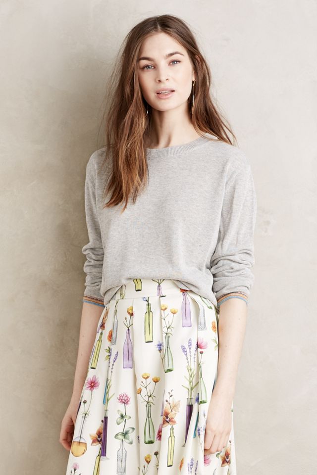 Striped Cuff Pullover