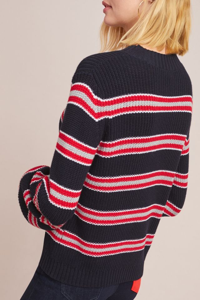 Varsity Striped Pullover #3