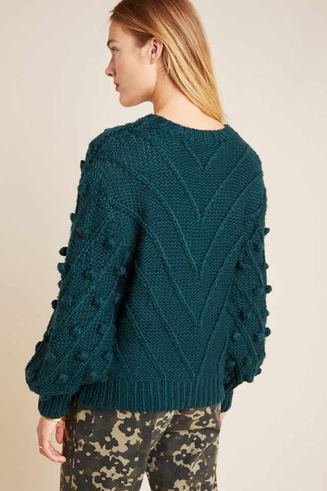 Evergreen Pommed Sweater #1