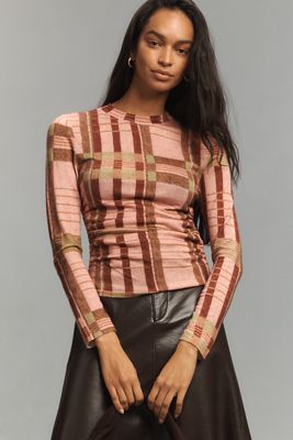 Barbour x Farm Rio Thalita Long-Sleeve Wool Sweater