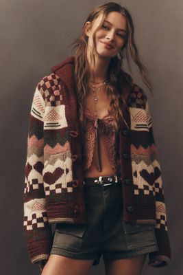 トップス POLYPLOID CARDIGAN C BROWN MELANGE POLYPLOID CARDIGAN C BROWN MELANGE