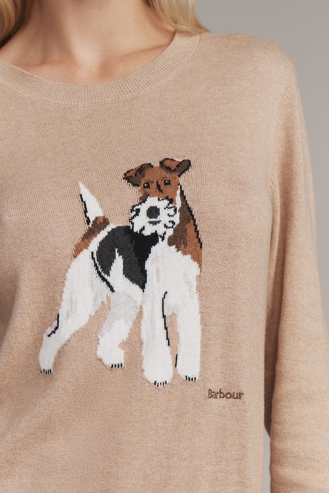 Barbour Fareham Crew-Neck Dog Icon Sweater #4
