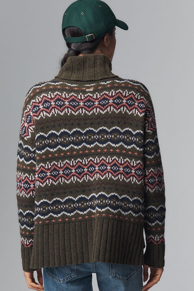 Barbour Helen Fairisle Turtleneck Sweater #2
