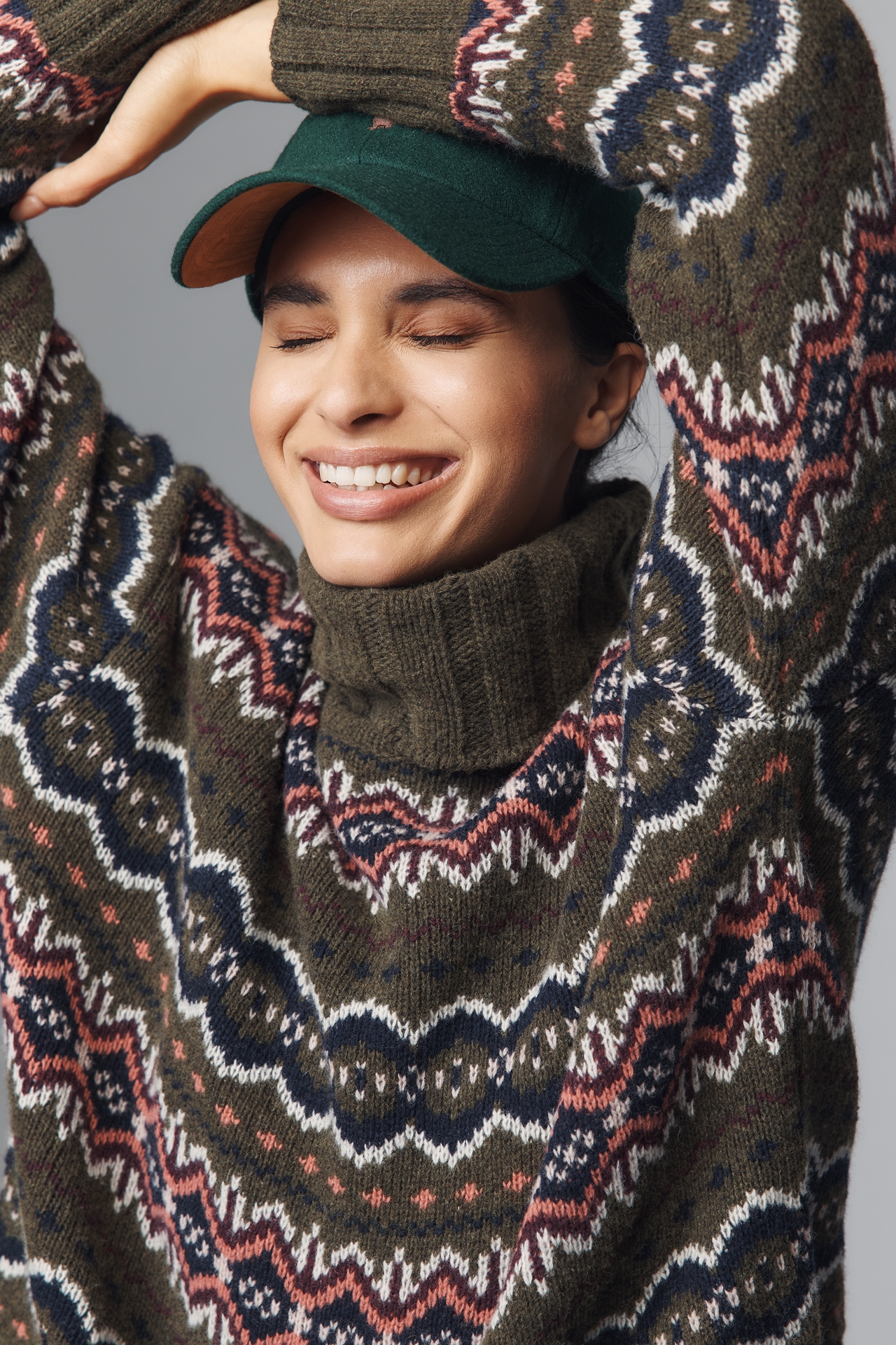 Barbour Helen Fairisle Turtleneck Sweater