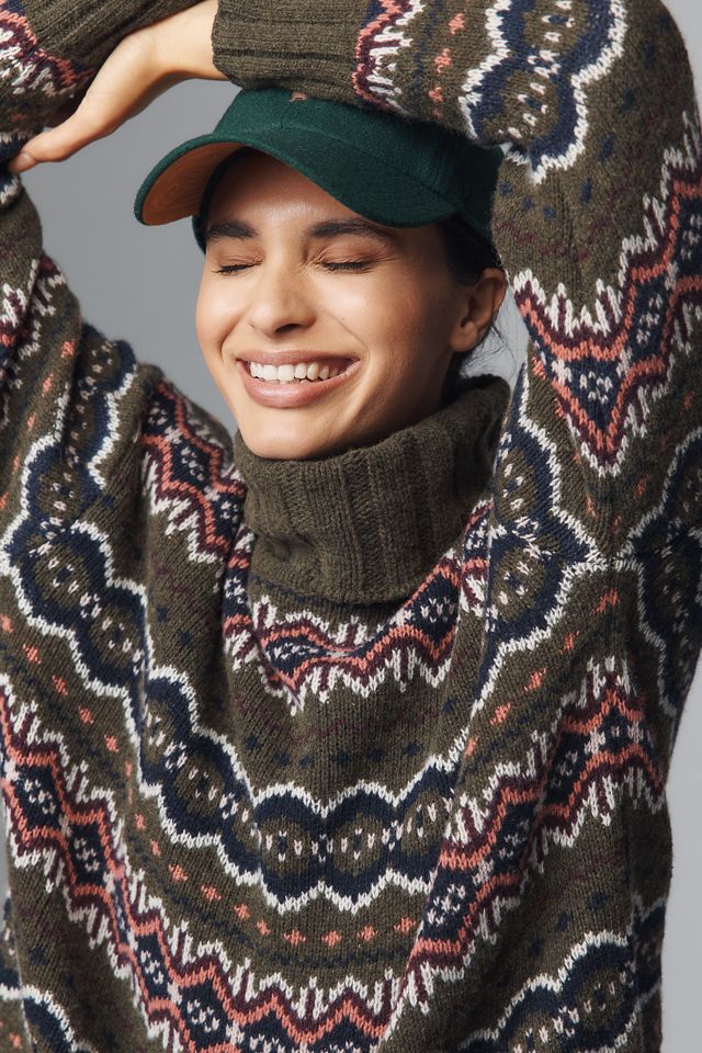 Barbour Helen Fairisle Turtleneck Sweater #4