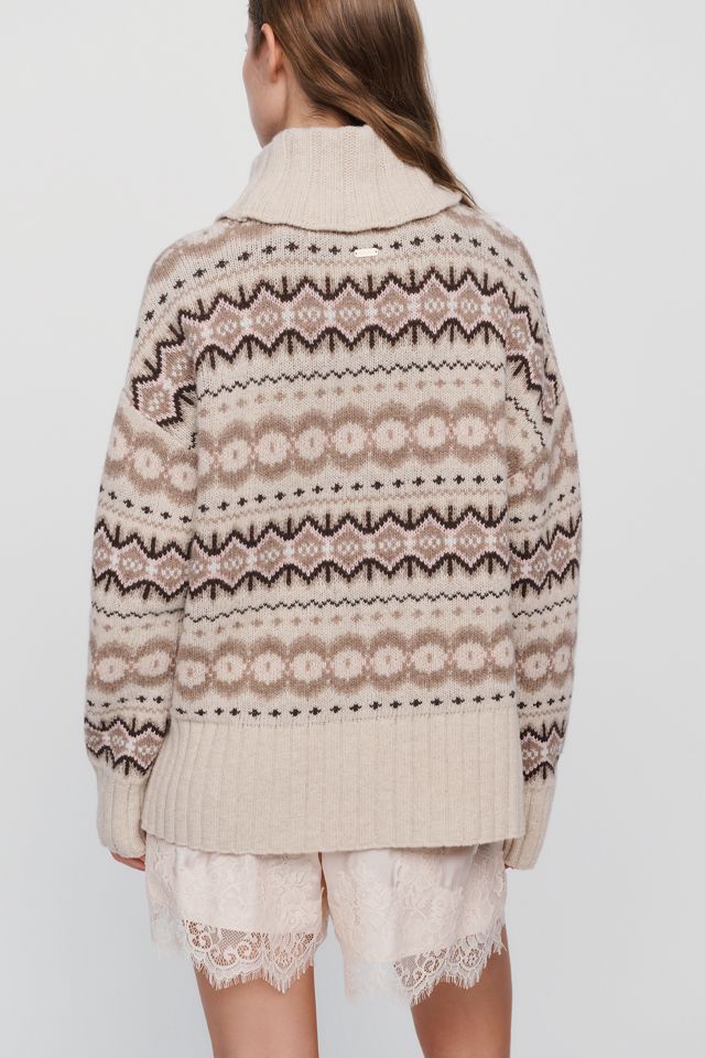 Barbour Helen Fair Isle Turtleneck Sweater #2