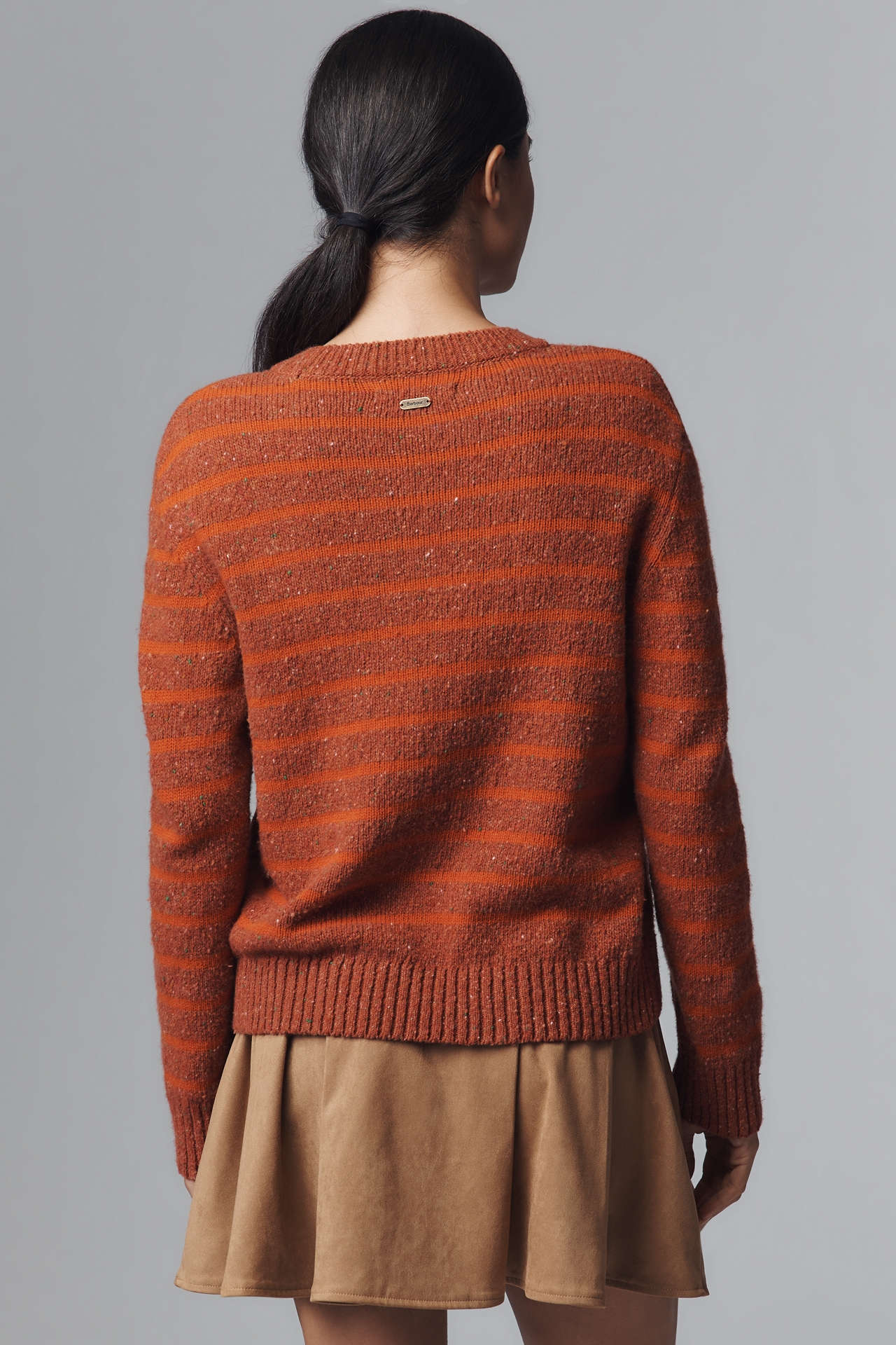 Barbour Claydon Marled Wool Blend Sweater