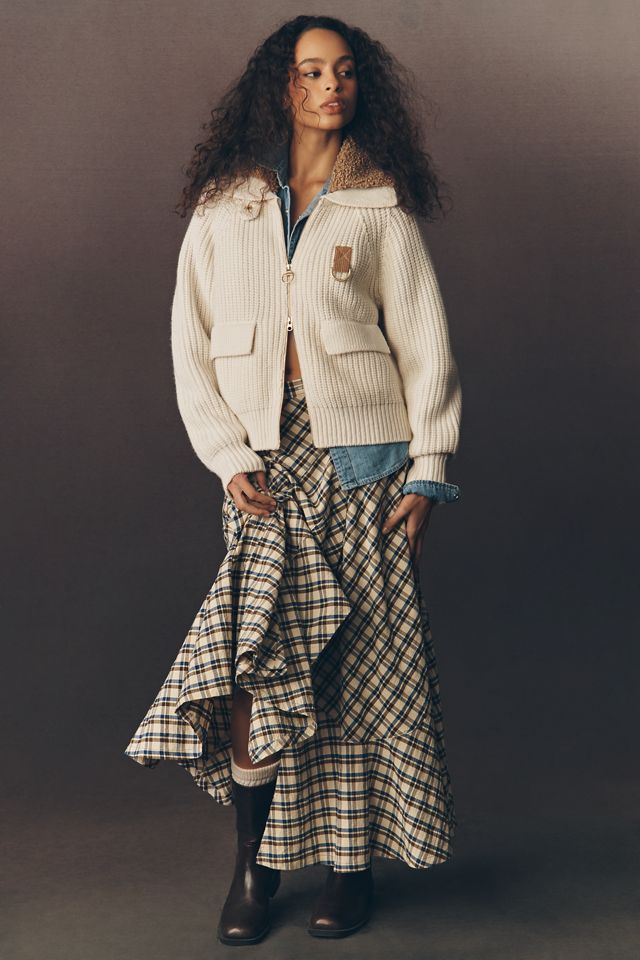 Barbour Marla Knitted Bomber Sweater #3