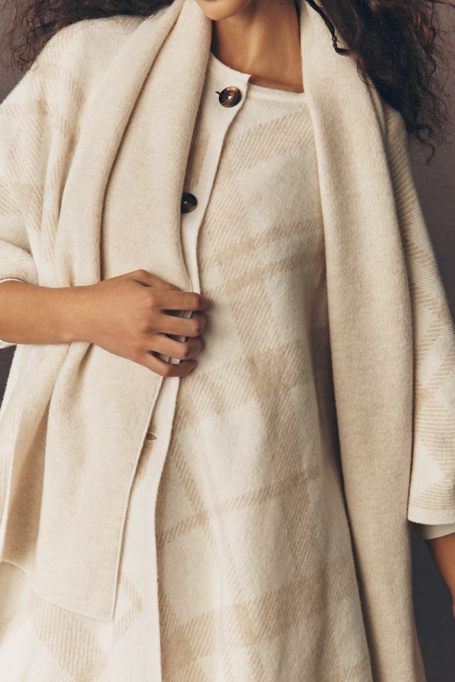 Barbour Vienna Knitted Cape Cardigan Sweater #3