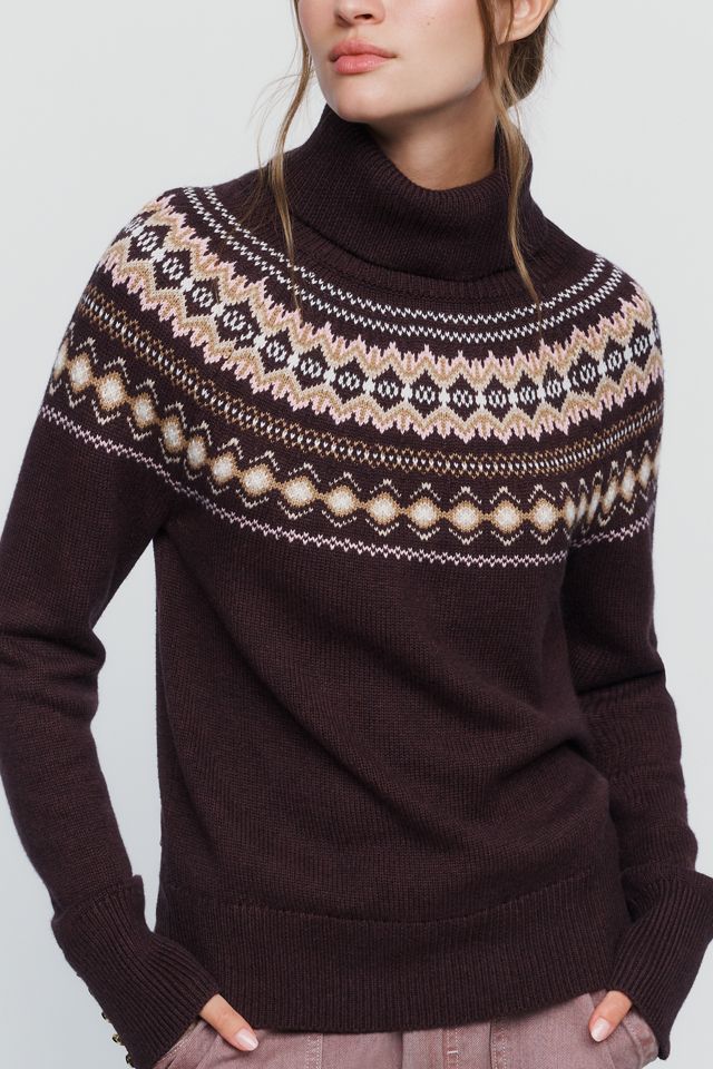 Barbour Darwen Fair Isle Turtleneck Sweater #2