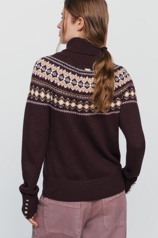 Barbour Darwen Fair Isle Turtleneck Sweater #4