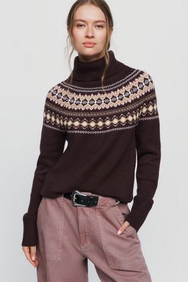 Barbour Darwen Fair Isle Turtleneck Sweater