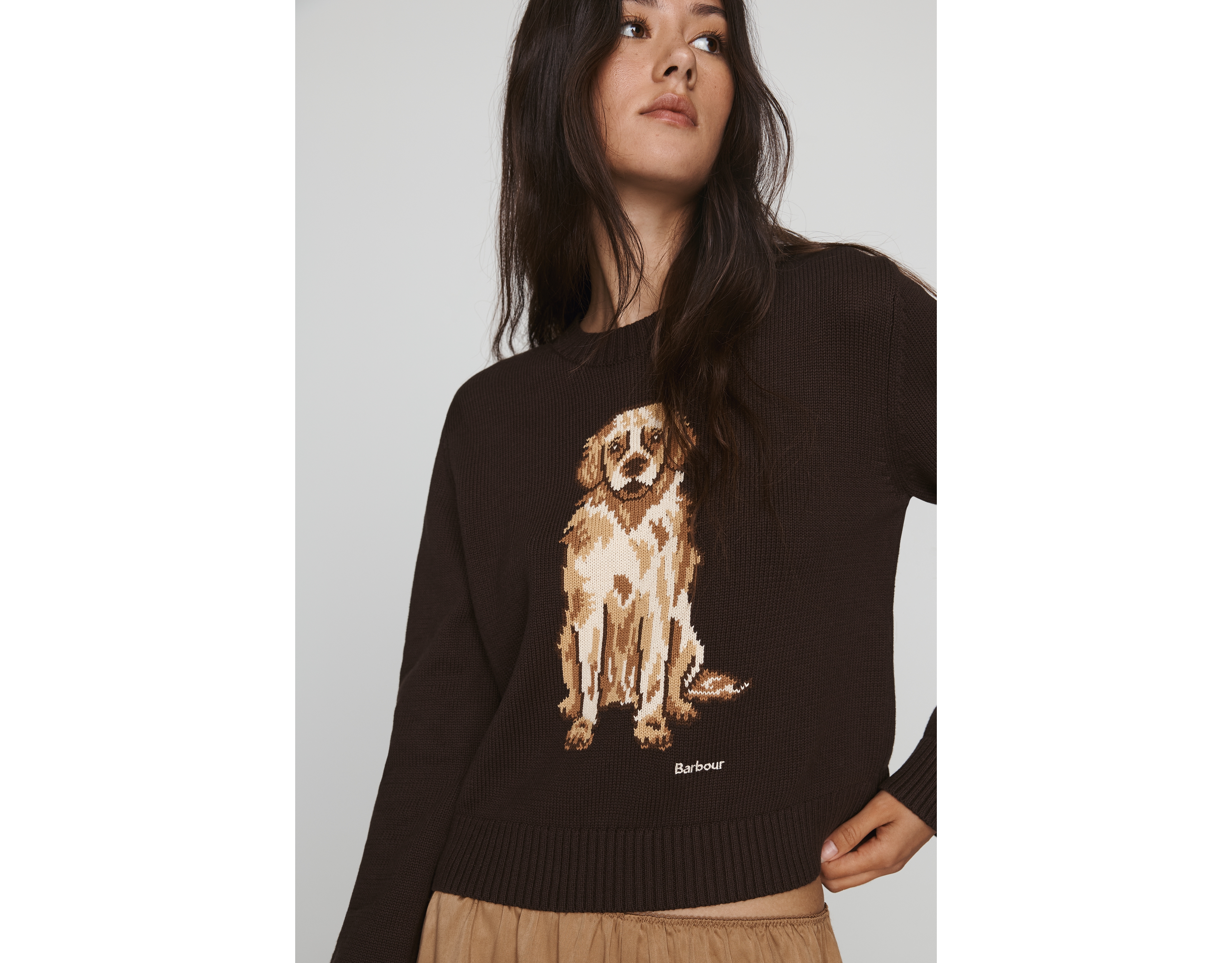 Barbour x Anthropologie Lara 100% Cotton Sweater