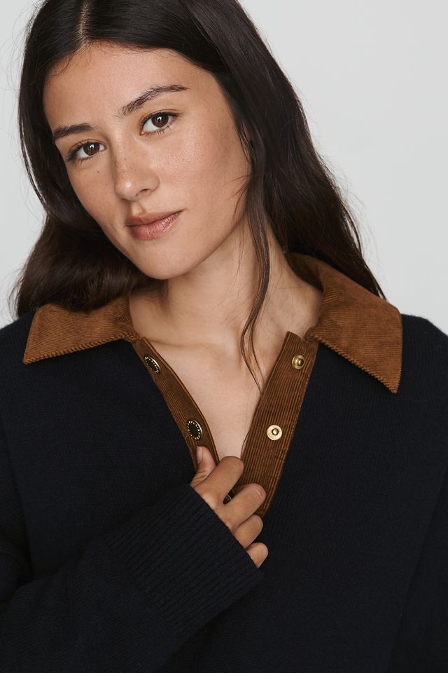 Barbour Ravenshill 100% Wool Polo Sweater #3