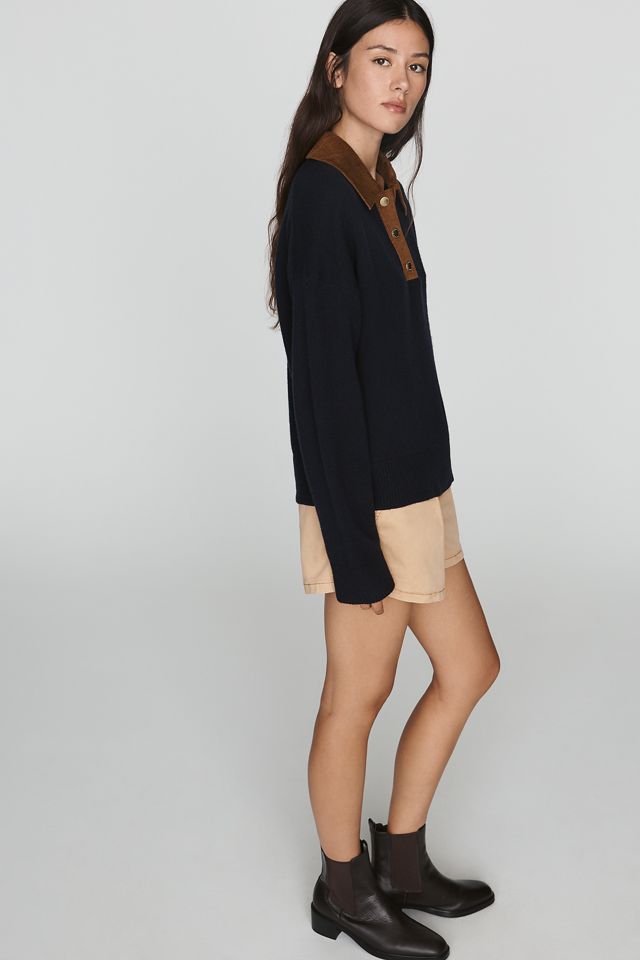 Barbour Ravenshill 100% Wool Polo Sweater #6