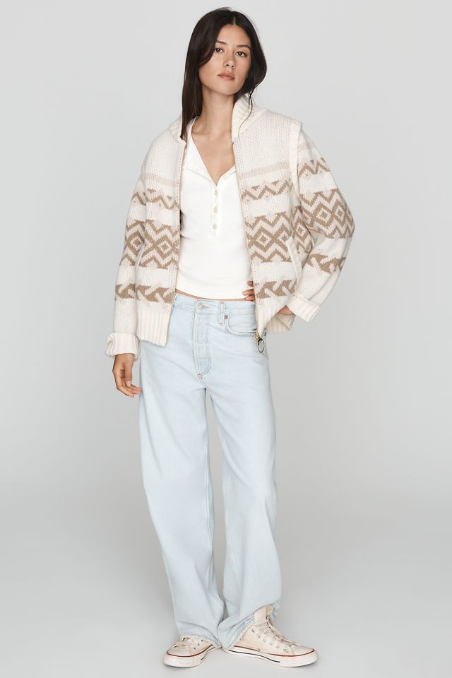Barbour Maplewood Wool Blend Zip-Front Sweater #4